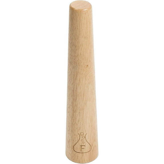 Sauer Stick - Solid Hevea Wood Vegetable PounderaAnd Tamper for Mason Jar Fermentation, Kimchi, Sauerkraut - Fits Ball, Kerr, Bernardin Canning Jars as well as Fido Jars and Ceramic Crocks