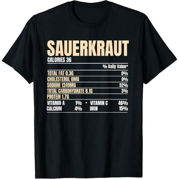 Sauerkraut Sour Cabbage Fermented Vegetable T-Shirt