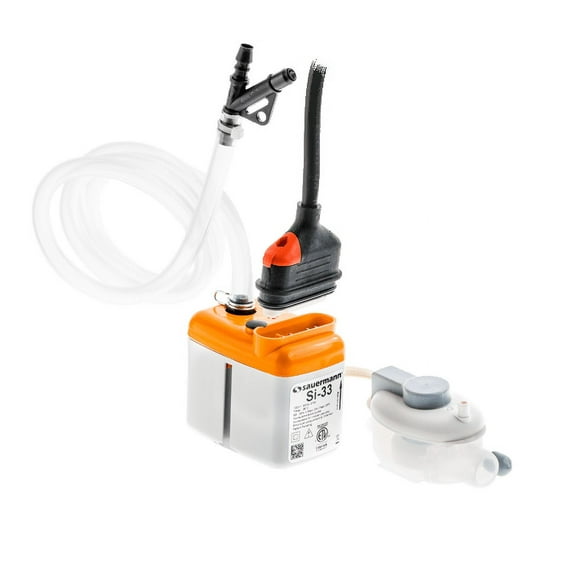 Sauermann SI33UL01UN12 SI-33-120V Air Conditioning Mini Condensate Removal Pump, up to 8.4 Tons, 8 gph, 120V