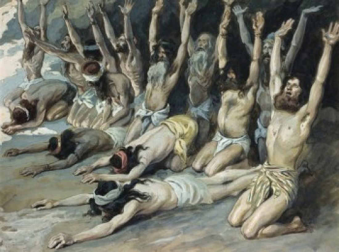 Saul Prophesies before Samuel James J Tissot (1836-1902French) Jewish Museum New York USA Canvas Art - James Tissot (24 x 36)