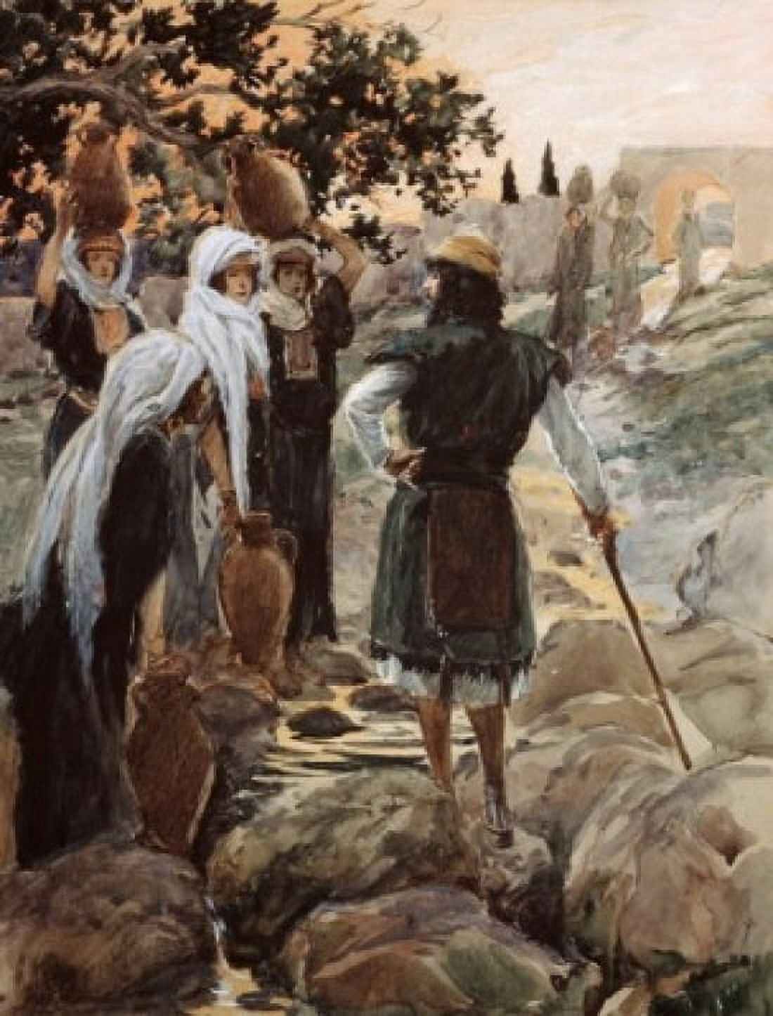 Saul Questions the Young Maidens James Tissot (1836-1902 French) Jewish Museum New York Canvas Art - James Tissot (24 x 36)