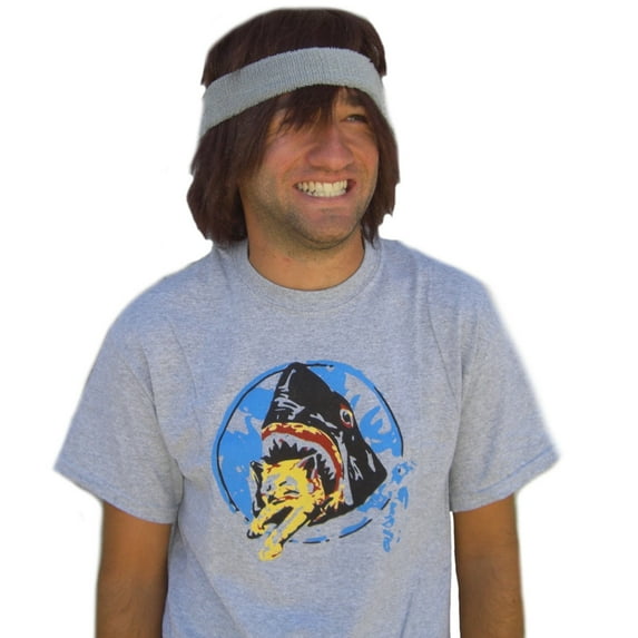 Saul Silver Shark Eating Kitten T-Shirt