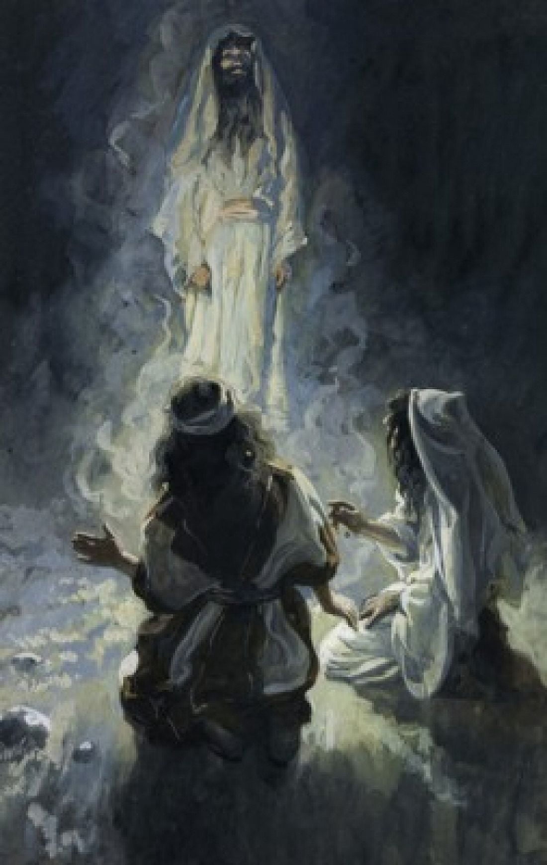 Saul and the Witch of Endor James J Tissot (1836-1902French) Jewish Museum New York Canvas Art - James Tissot (18 x 24)