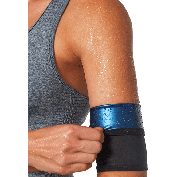 Sauna Arm Trimmer for Women Sweat Arm Sauna Polymer Arm Sweat Bands,Heat-Trapping Arm Sauna Sleeves Wraps Lose Arm Fat