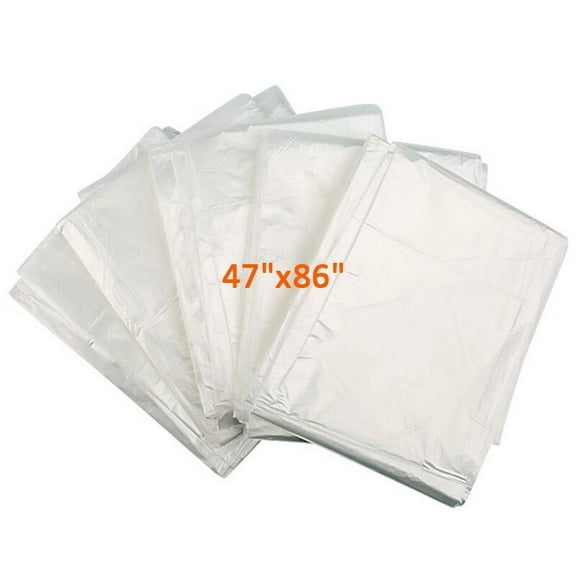 Sauna Blanket Liners Disposable Body Wrap Plastic Sauna Bags 100 Packs 47"x86"