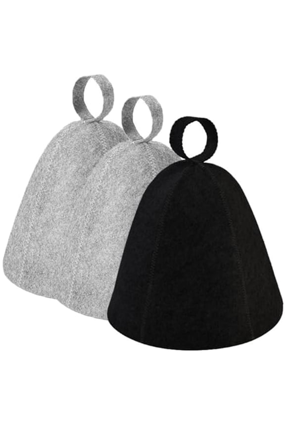 Sauna Hat Felt Material Breathable Headgear for Men and Women Sauna Steam Use