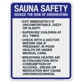 thumbnail image 1 of Sauna Safety Sign, Pool Sign,, 1 of 1