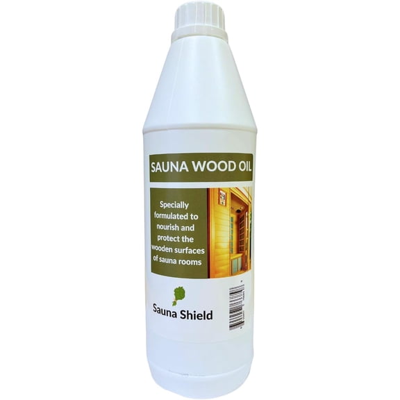 Sauna Shield Sauna Wood Oil (1 Liter) - Protects & Nourishes Sauna Wood