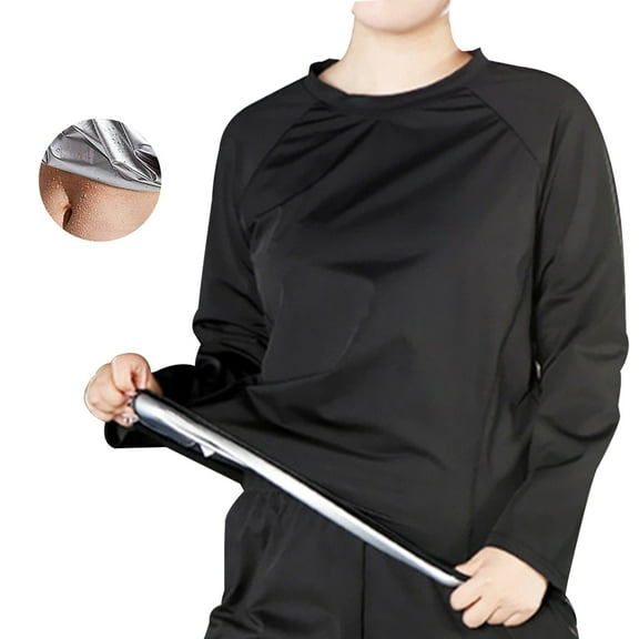 Sauna Suit Sweat suit Sportswear Anti Rip Sweat Suits Gym Boxing Workout Body Sculpting Sports Long-sleeved Clothing