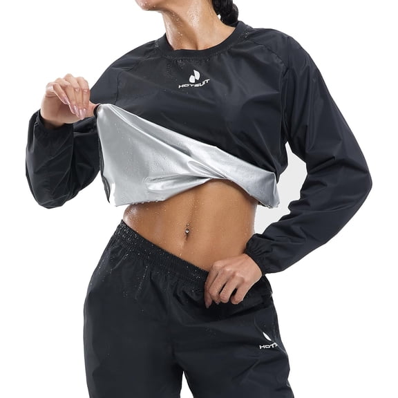 Sauna Suit Women uble Gym Workout Sauna Jacket Pants Sweat Suits