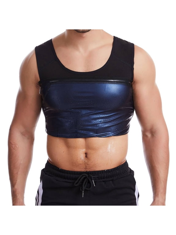 Sauna Suit for Men, Performance Compression Shirt, Shaper Tank Top Vest, Premium sauna suit for weight loss Workout, Gym