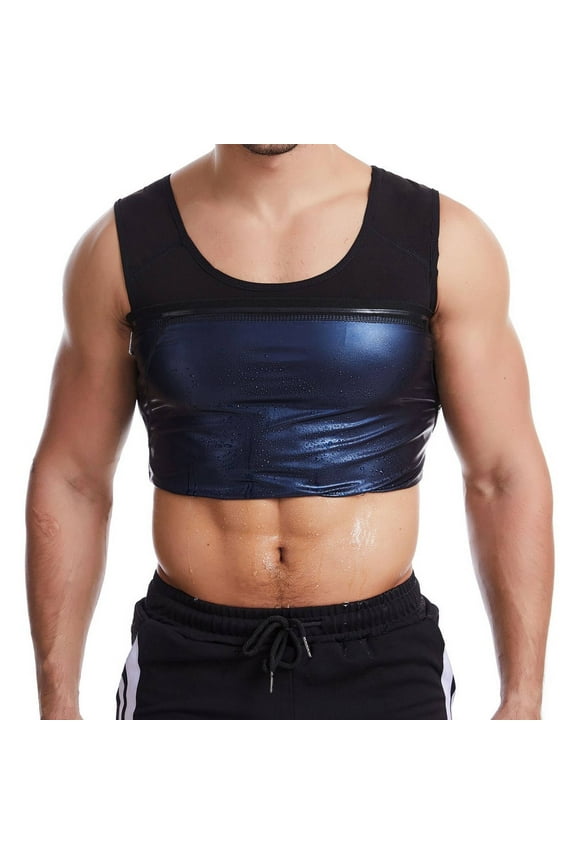 Sauna Suit for Men, Performance Compression Shirt, Shaper Tank Top Vest, Premium sauna suit for weight loss Workout, Gym - XIANEWS