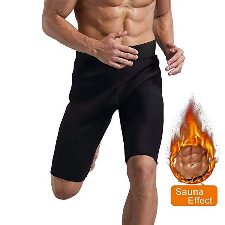 Men's Polymer Sweat Sauna Pants Body Shaper Weight Loss Trainer