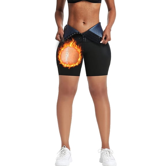 Sauna Sweat Pants for Women High Waist Slimming Shorts Compression Thermo Body Shaper Workout Exercise