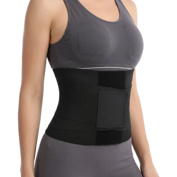 Sauna Sweat Waist Trainer Belt for Women, Slimming Tummy Control Trimmer Band Sports Girdle