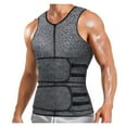 Sauna Vest Waist Trainer For Mens Sauna Suit Double Body For Belly Fat