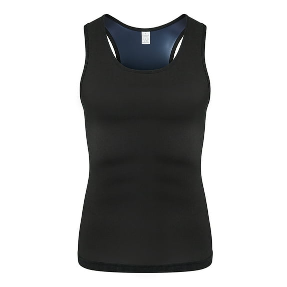 Sauna Vest for Men Sweat Tank Top Pullover Workout Shirt Waist Trainer Shapewear