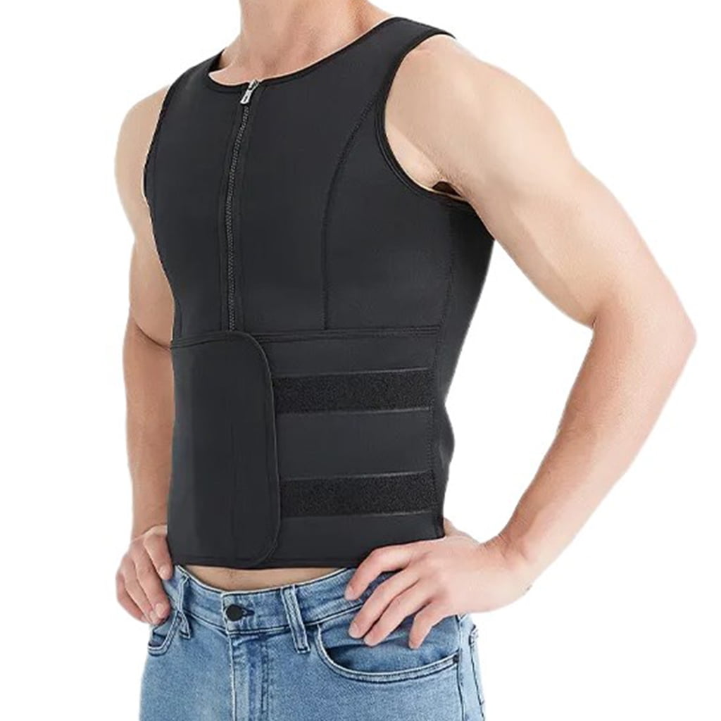 Men’s Sauna Compression Vest – Slimming Waist Trainer & Posture Support main image 1