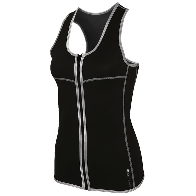 SaunaFX Women's Slimming Neoprene Sauna Vest with Microban Antimicrobial  Product Protection