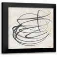 thumbnail image 1 of Saunders, Alonza 15x15 Black Modern Framed Museum Art Print Titled - Swirl, 1 of 5
