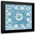 thumbnail image 1 of Saunders, Alonzo 12x12 Black Modern Framed Museum Art Print Titled - Blue Tile Light 2, 1 of 5