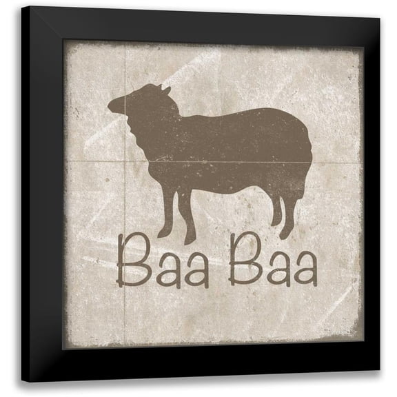 Saunders, Alonzo 12x12 Black Modern Framed Museum Art Print Titled - Simply Farm III