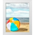 thumbnail image 1 of Saunders, Alonzo 12x14 White Modern Wood Framed Museum Art Print Titled - Beach Ball I, 1 of 4