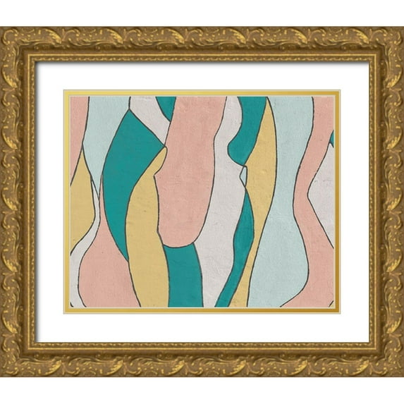 Saunders, Alonzo 14x12 Gold Ornate Wood Framed with Double Matting Museum Art Print Titled - Hidden Figures I