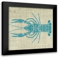 thumbnail image 1 of Saunders, Alonzo 15x15 Black Modern Framed Museum Art Print Titled - Lobster Linen, 1 of 5