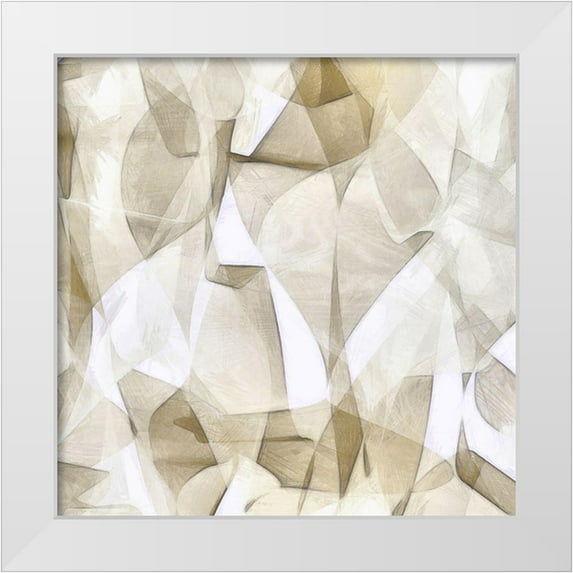 Saunders, Alonzo 15x15 White Modern Wood Framed Museum Art Print Titled - Mindfulness VIII