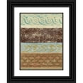 thumbnail image 1 of Saunders, Alonzo 15x18 Black Ornate Wood Framed with Double Matting Museum Art Print Titled - Decorative Patterns IV, 1 of 4