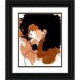 thumbnail image 1 of Saunders, Alonzo 15x18 Black Ornate Wood Framed with Double Matting Museum Art Print Titled - Phenomal Women II, 1 of 4
