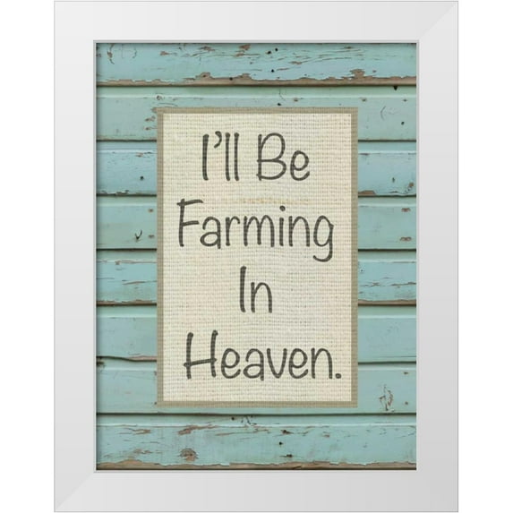 Saunders, Alonzo 15x18 White Modern Wood Framed Museum Art Print Titled - Farm Sentiment I