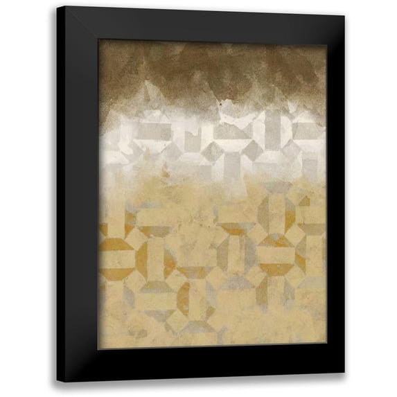 Saunders, Alonzo 19x24 Black Modern Framed Museum Art Print Titled - Shifting Earth I