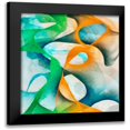thumbnail image 1 of Saunders, Alonzo 20x20 Black Modern Framed Museum Art Print Titled - Bright Happy Thoughts I, 1 of 5