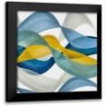 thumbnail image 1 of Saunders, Alonzo 20x20 Black Modern Framed Museum Art Print Titled - Horizontal Bands IV, 1 of 5