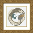 thumbnail image 1 of Saunders, Alonzo 20x20 Gold Ornate Wood Framed with Double Matting Museum Art Print Titled - Circular Inclusion I, 1 of 4