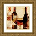 thumbnail image 1 of Saunders, Alonzo 20x20 Gold Ornate Wood Framed with Double Matting Museum Art Print Titled - Smokey Wine II, 1 of 4