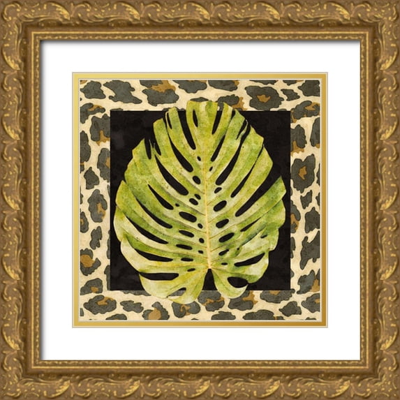 Saunders, Alonzo 20x20 Gold Ornate Wood Framed with Double Matting Museum Art Print Titled - Tropic Collection II