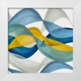 thumbnail image 1 of Saunders, Alonzo 20x20 White Modern Wood Framed Museum Art Print Titled - Horizontal Bands IV, 1 of 4