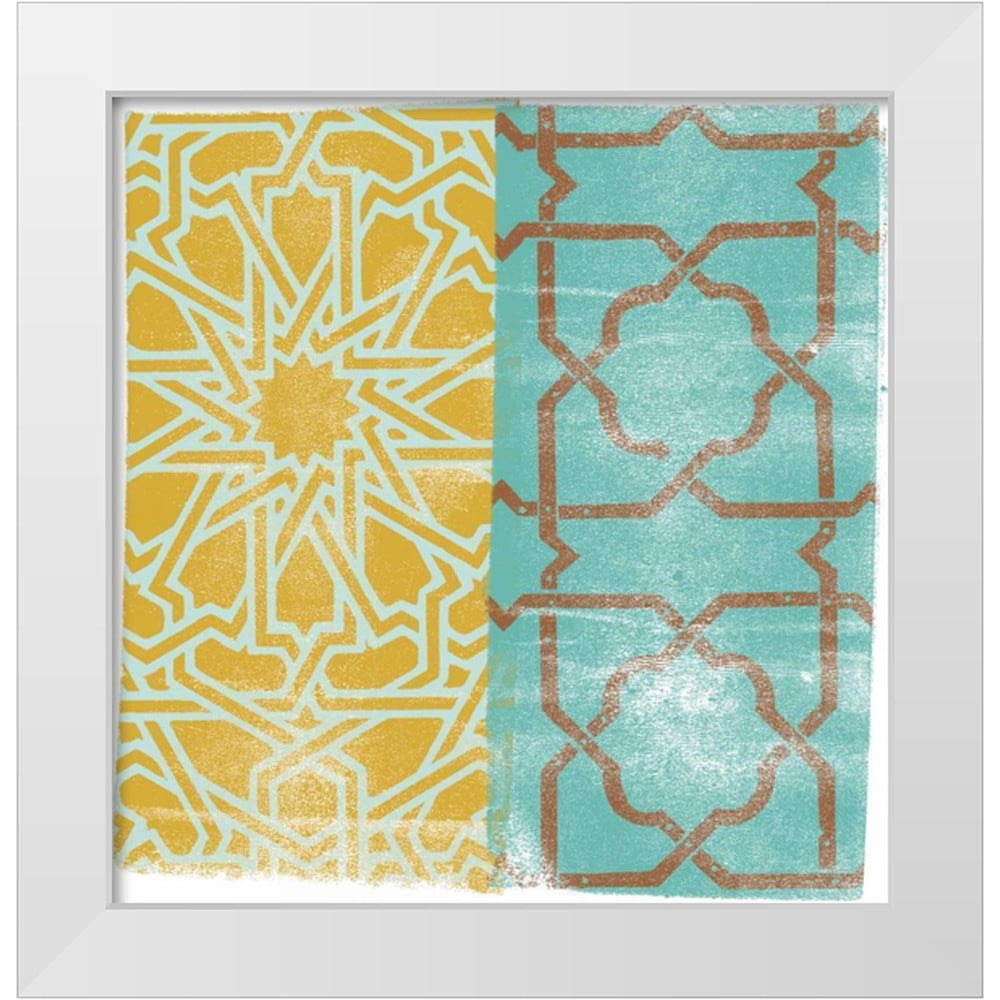 Saunders, Alonzo 20x21 White Modern Wood Framed Museum Art Print Titled ...