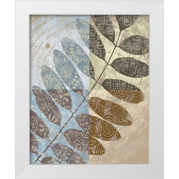 Saunders, Alonzo 20x24 White Modern Wood Framed Museum Art Print Titled - Branch of Life 2