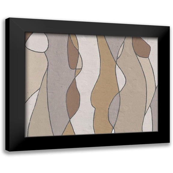 Saunders, Alonzo 24x20 Black Modern Framed Museum Art Print Titled - Neutral Hidden Figures II