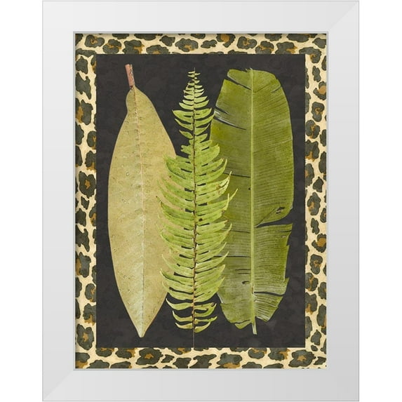 Saunders, Alonzo 25x32 White Modern Wood Framed Museum Art Print Titled - Tropic Collection VII
