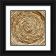 thumbnail image 1 of Saunders, Alonzo 26x26 Black Ornate Wood Framed with Double Matting Museum Art Print Titled - Basket Bottom II, 1 of 4