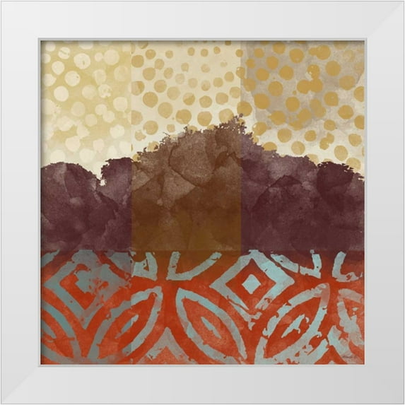 Saunders, Alonzo 26x26 White Modern Wood Framed Museum Art Print Titled - Treeline Dream II