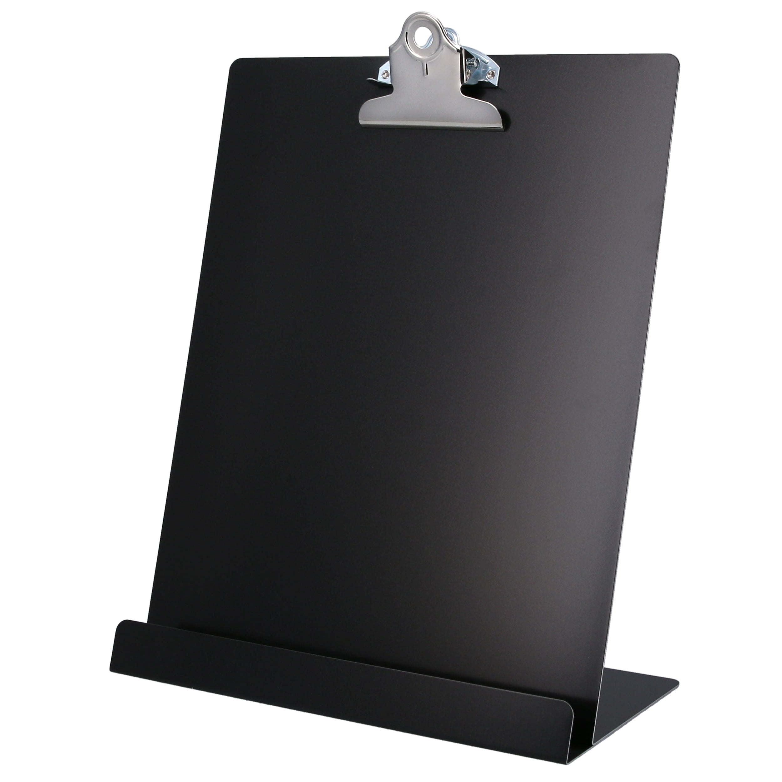 Saunders Aluminum Clipboard and Tablet Stand, A, Letter, Black, Free Standing