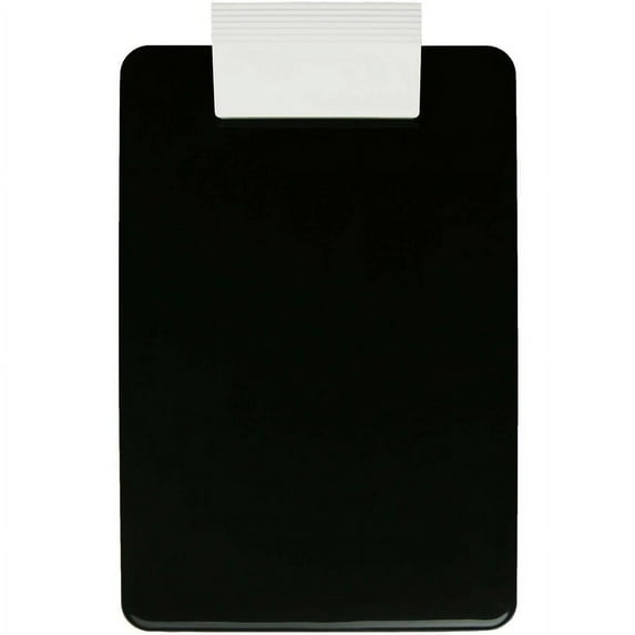 Saunders Antimicrobial Clipboard - Low Profile - 8 1/2" x 11" - Black, White - 1 / Each | Bundle of 5 Each
