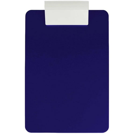 Saunders SAU21609 8.5 x 11 in. Low Profile Plastic protective Clipboard, Blue