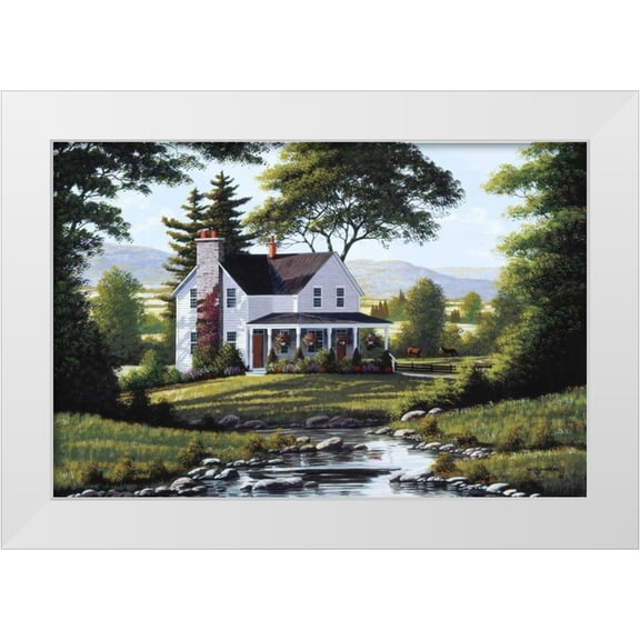 Saunders, Bill 14x11 White Modern Wood Framed Museum Art Print Titled - Serenity